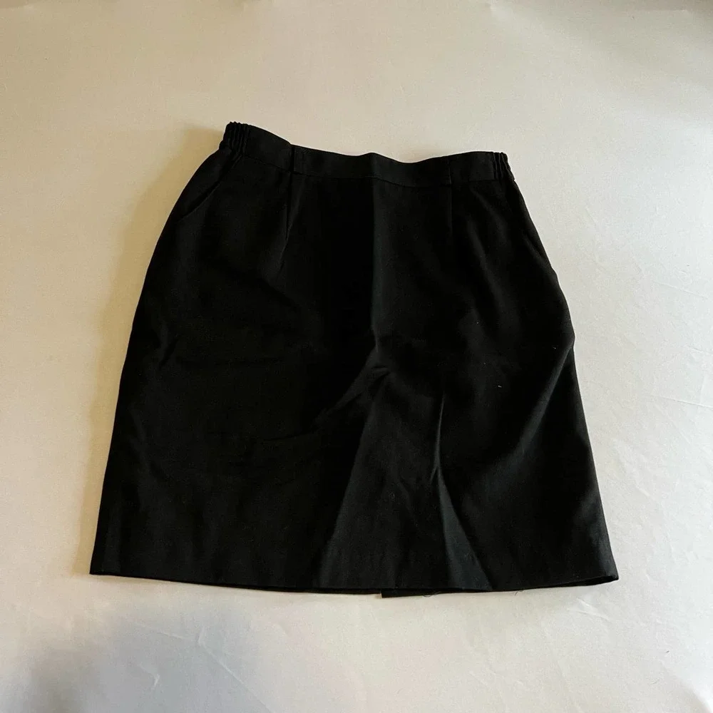 Vintage Omilan Skirt from Italy black with pockets M